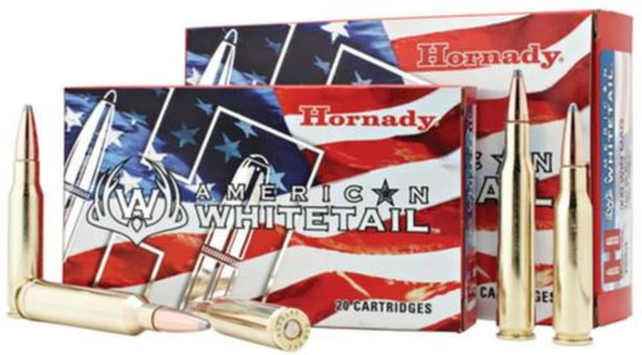 Hornady American Whitetail .25-06 Remington 117gr, InterLock Boattail Spire Point 20rd Box Hornady American Whitetail .25-06 Remington 117gr, InterLock Boattail Spire Point 20rd Box