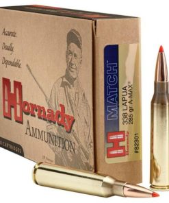 Hornady A-Max Match .338 Lapua, 285 Gr, Polymer Tip Boat Tail, 20rd/Box