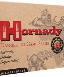 Hornady 458 Lott, 500g Dangerous Game Expanding Ammo, 20rd Box