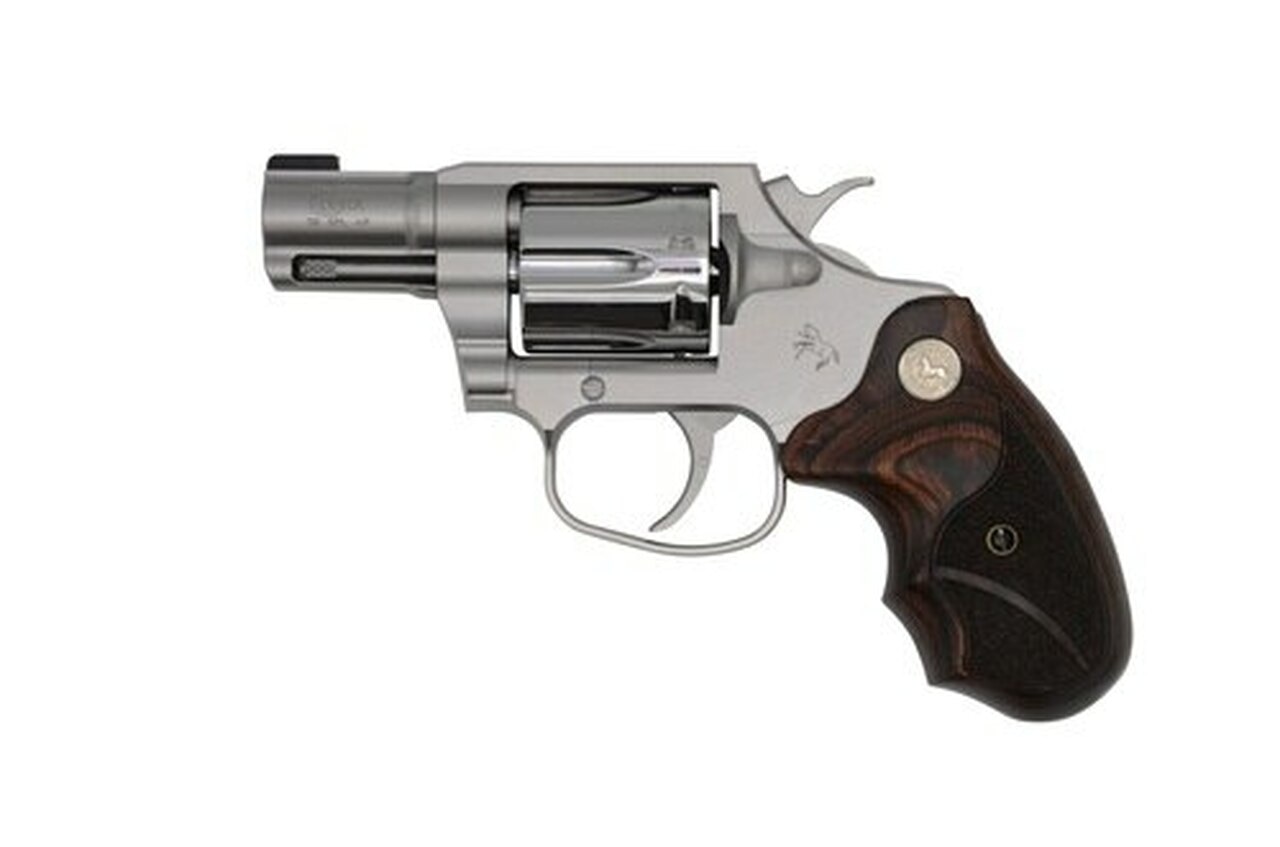 Colt Cobra Hi Polish Cylinder 38 Special +P, 2" Barrel, Wood Medallion Grips, Right Hand, Brass Bead Front Sight, 6rd Colt Cobra Hi Polish Cylinder 38 Special +P, 2" Barrel, Wood Medallion Grips, Right Hand, Brass Bead Front Sight, 6rd