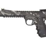 Volquartsen Black Mamba .22 LR, 6" Barrel, Hi-Viz Front & Target Rear, Black Arctic Camo