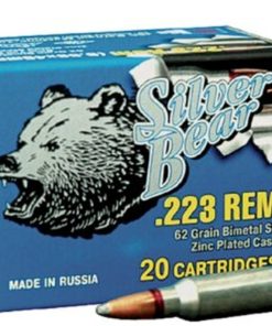 Silver Bear . 62gr, Bimetal Soft Point, 20rd Box, 25 Box/Case