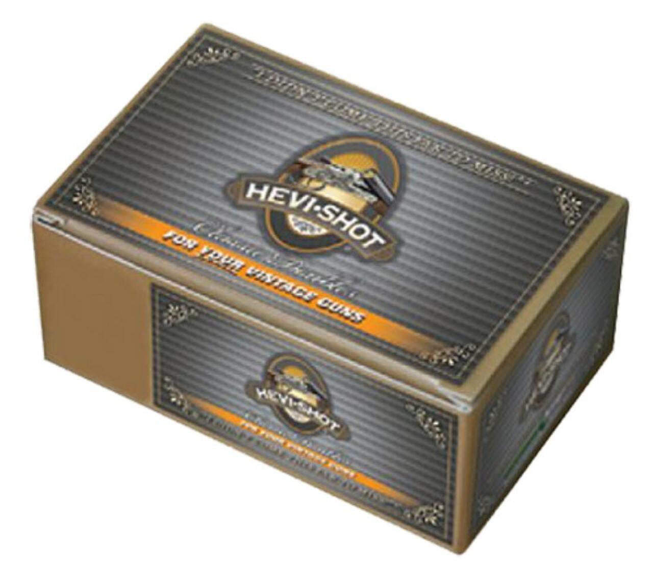 Hevishot Classic Double Shotshell 12 Ga, 3", 1 1/4oz, 4 Shot, 100rd/Case (100rd/Box, 10 Boxes per Case) Hevishot Classic Double Shotshell 12 Ga, 3", 1 1/4oz, 4 Shot, 100rd/Case (100rd/Box, 10 Boxes per Case)