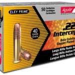 Aguila Interceptor 22LR 40gr, Copper-Plated Hollow Point, 50rd Box