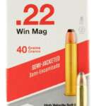 Aguila Silver Eagle 22 WMR, 40gr, Jacketed. 50rd Box