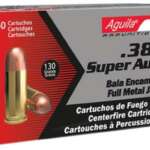 Aguila .38 Super + P 130gr, FMJ, 50rd Box
