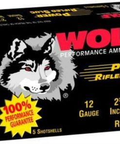Wolf Slug Shotshells 12 ga, 2.75", 1 oz, 250rd/Case (50 Boxes/Case)