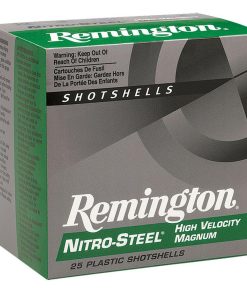 Remington Nitro Steel Shotshells 12 Ga, 3", 1.1oz, BB Shot, 25rd/Box, 10 Box/Case