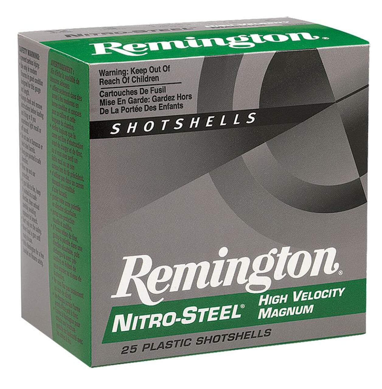 Remington Nitro Steel Shotshells 12 Ga, 3", 1.1oz, BB Shot, 25rd/Box, 10 Box/Case Remington Nitro Steel Shotshells 12 Ga, 3", 1.1oz, BB Shot, 25rd/Box, 10 Box/Case