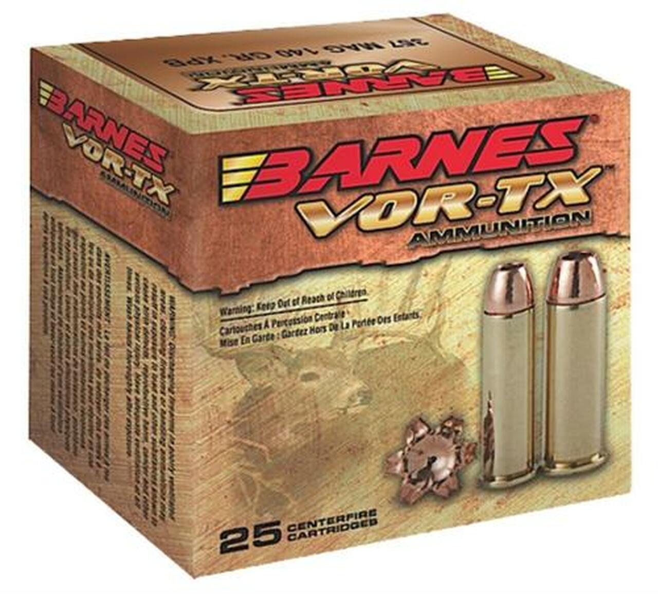 Barnes VOR-TX Handgun Hunting 41 Remintgon Magnum 180gr, 20rd Box Barnes VOR-TX Handgun Hunting 41 Remintgon Magnum 180gr, 20rd Box