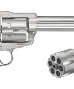 Ruger Blackhawk Convertible 10 MM & 40 SW 6.5" Barrel Stainless Steel, Rosewood Grips