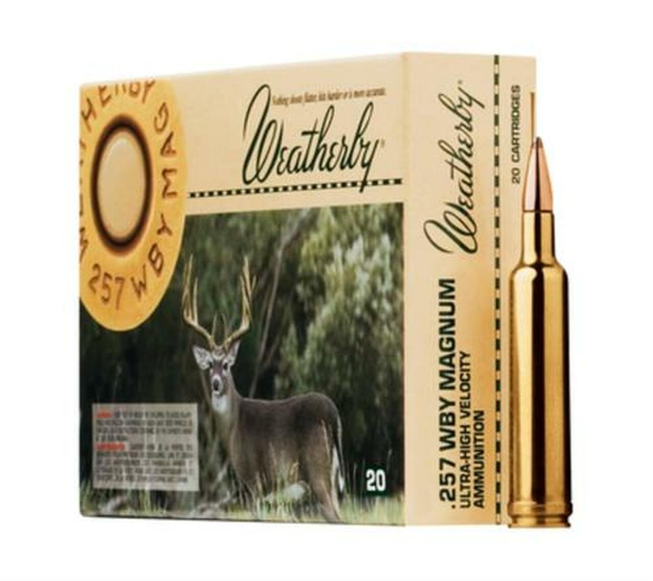 Weatherby .257 Weatherby Mag 115gr, Nosler Ballistic Tip, 20rd Box Weatherby .257 Weatherby Mag 115gr, Nosler Ballistic Tip, 20rd Box