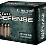 Liberty Civil Defense 45 LC 78 gr, LF Fragmenting HP 20rd Box