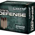 Liberty Ammo Civil Defense .38 Special 50gr, Fragmenting HP, 20rd Box, 50/Case