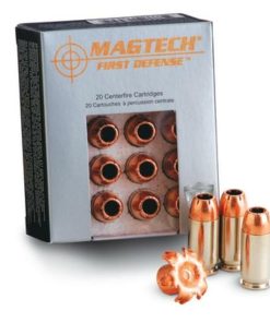 Magtech First Defense 45 ACP 165gr, Solid Copper Hollow Point 20rd Box