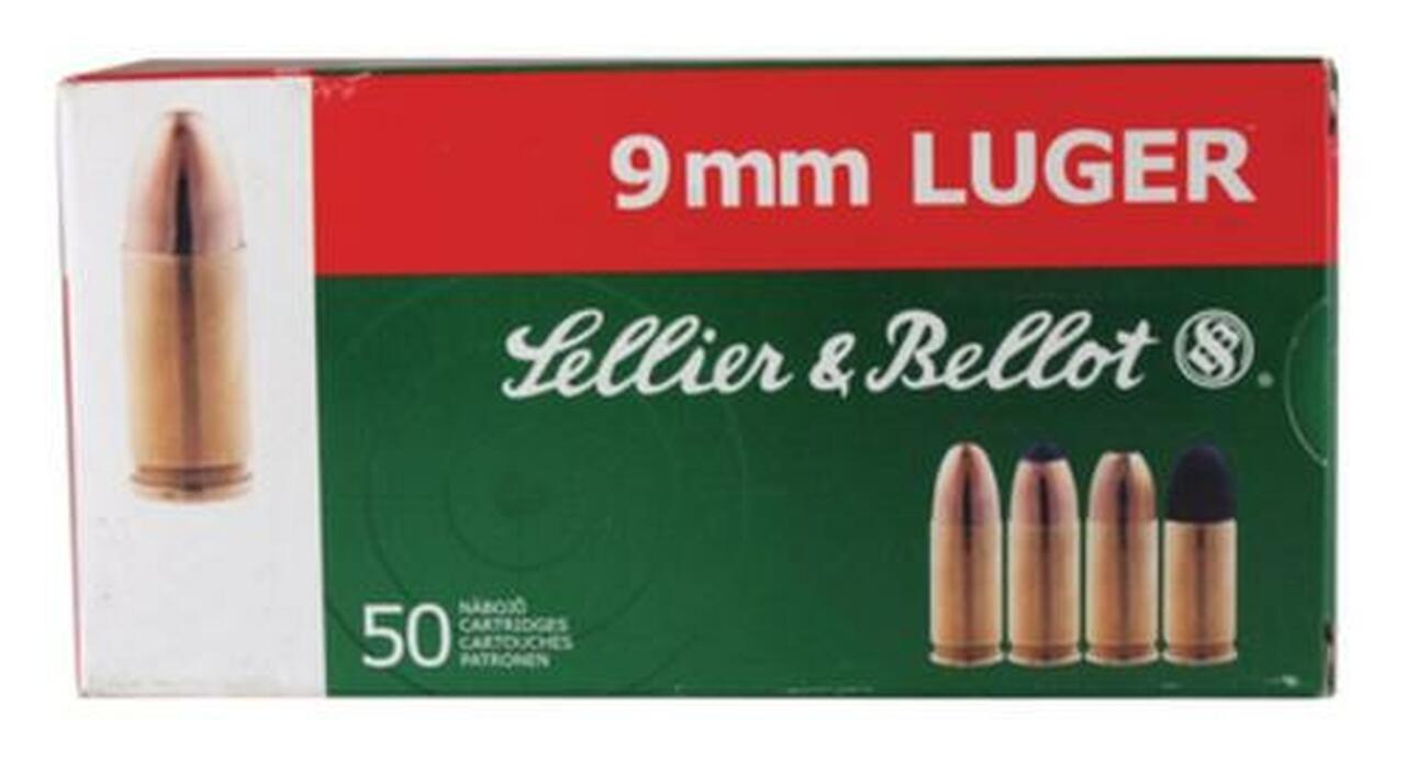 Sellier and Bellot 9mm/9mm Para 124 SP 50Rd/Box Sellier and Bellot 9mm/9mm Para 124 SP 50Rd/Box