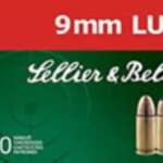 Sellier and Bellot 9mm/9mm Para 124Gr FMJ 50Rd/Box