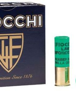 Fiocchi Rubber Baton Slug 12 Ga, 2.75", 4.8 Grams Slug Shot, 25rd/Box