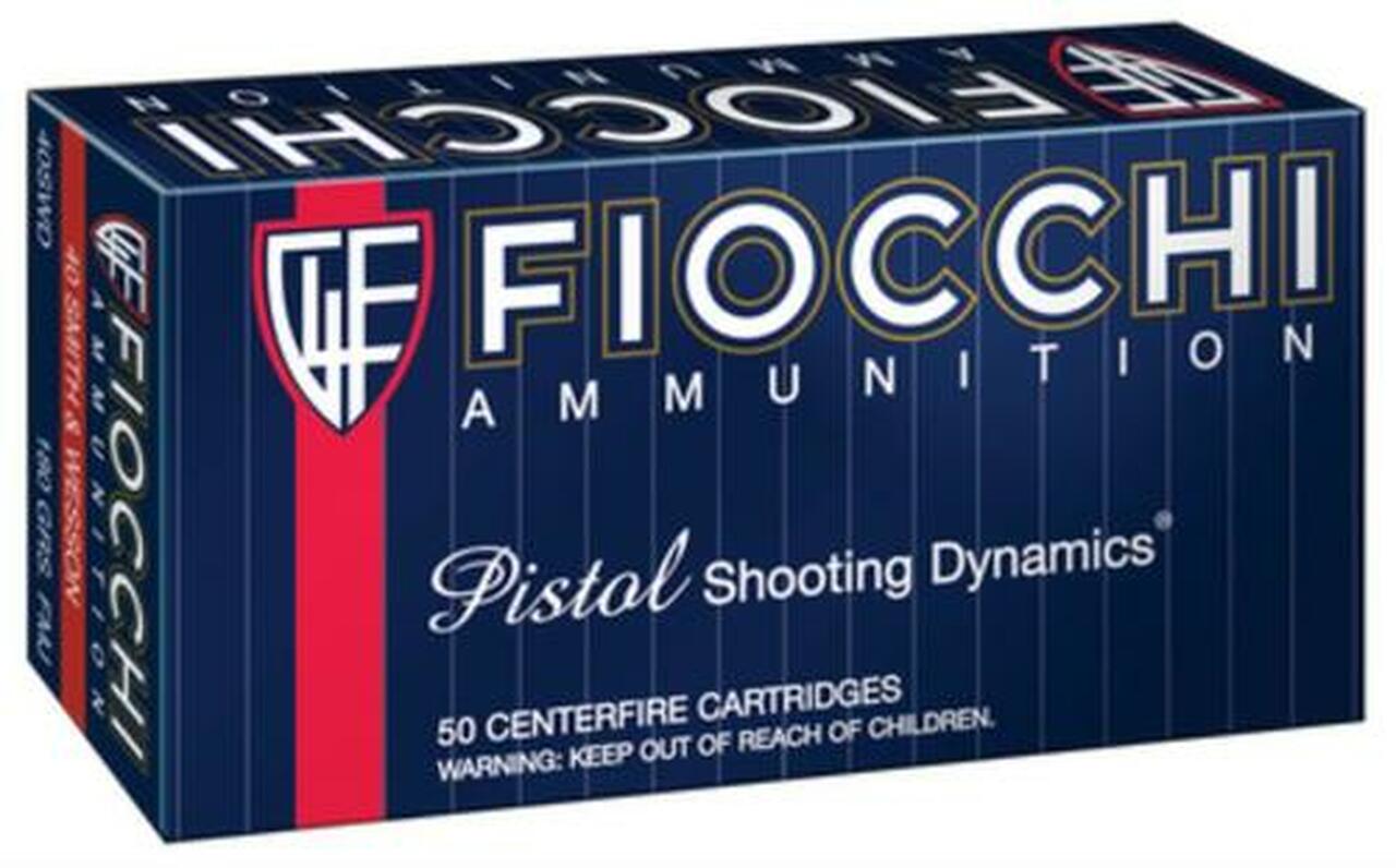Fiocchi Shooting Dynamics .40 SW 180gr, FMJ, Truncated 50rd Box Fiocchi Shooting Dynamics .40 SW 180gr, FMJ, Truncated 50rd Box