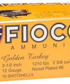 Fiocchi Turkey Nickel Plated 12 Ga, 3.5", 2-3/8oz, 6 Shot, 10rd/Box