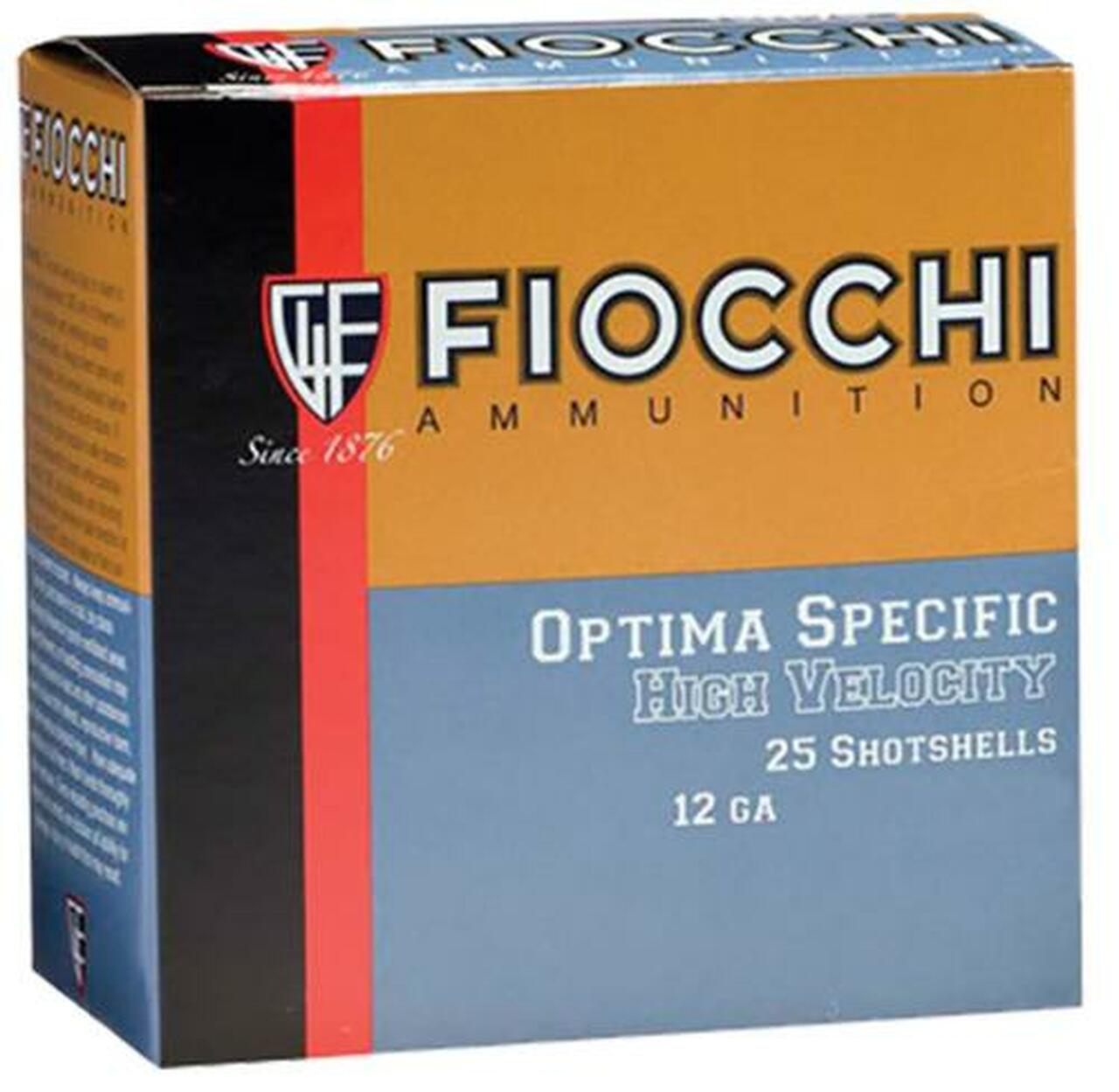Fiocchi 4 High Velocity Shotshells 12 Ga, 3", 1-3/4oz, 4 Shot, 25rd/Box Fiocchi 4 High Velocity Shotshells 12 Ga, 3", 1-3/4oz, 4 Shot, 25rd/Box