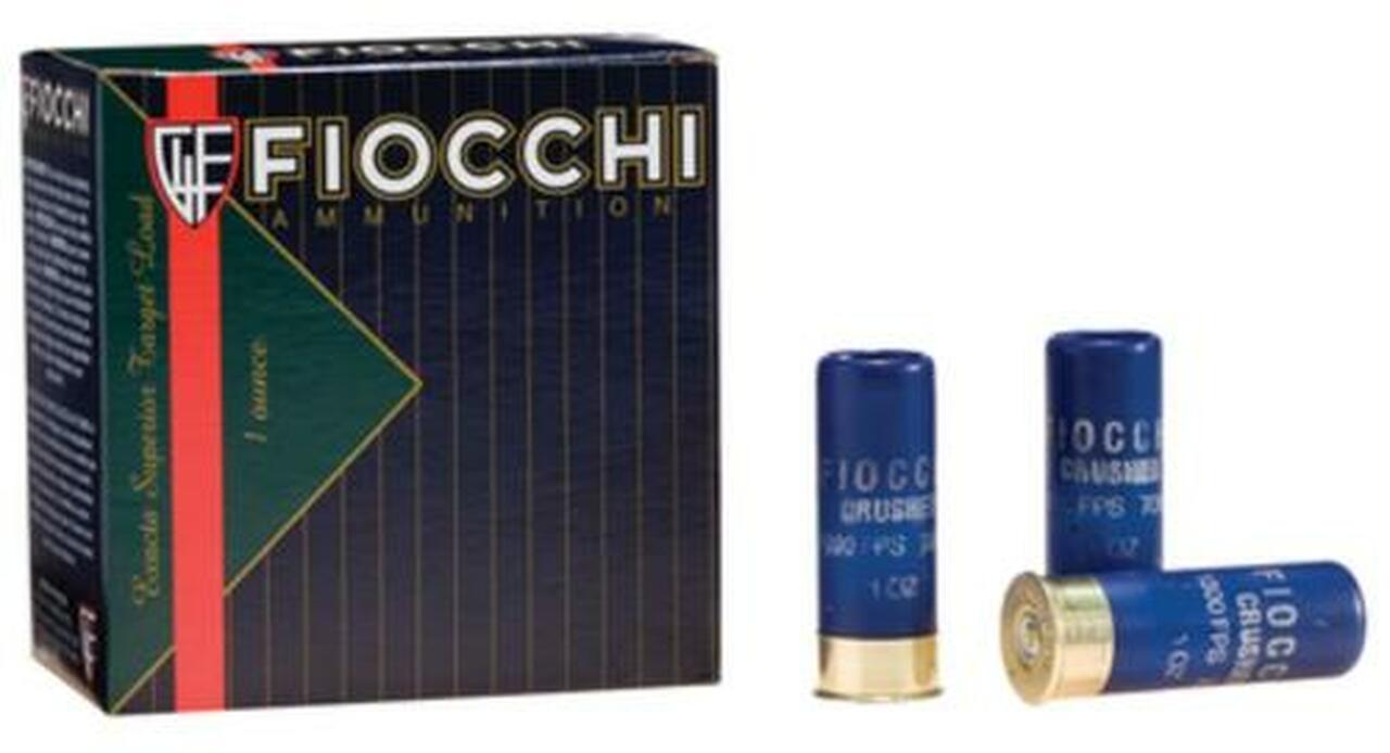 Fiocchi Super Crusher Target 12 Ga, 2.75", 1300 FPS, 1oz, 7.5 Shot, 25rd Box Fiocchi Super Crusher Target 12 Ga, 2.75", 1300 FPS, 1oz, 7.5 Shot, 25rd Box