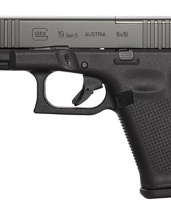 Glock G19 Gen 5 MOS Compact 9mm, 4" Barrel, Fixed Sights, Front Serrations, Ambi Slide Stop, 3x15rd Mags
