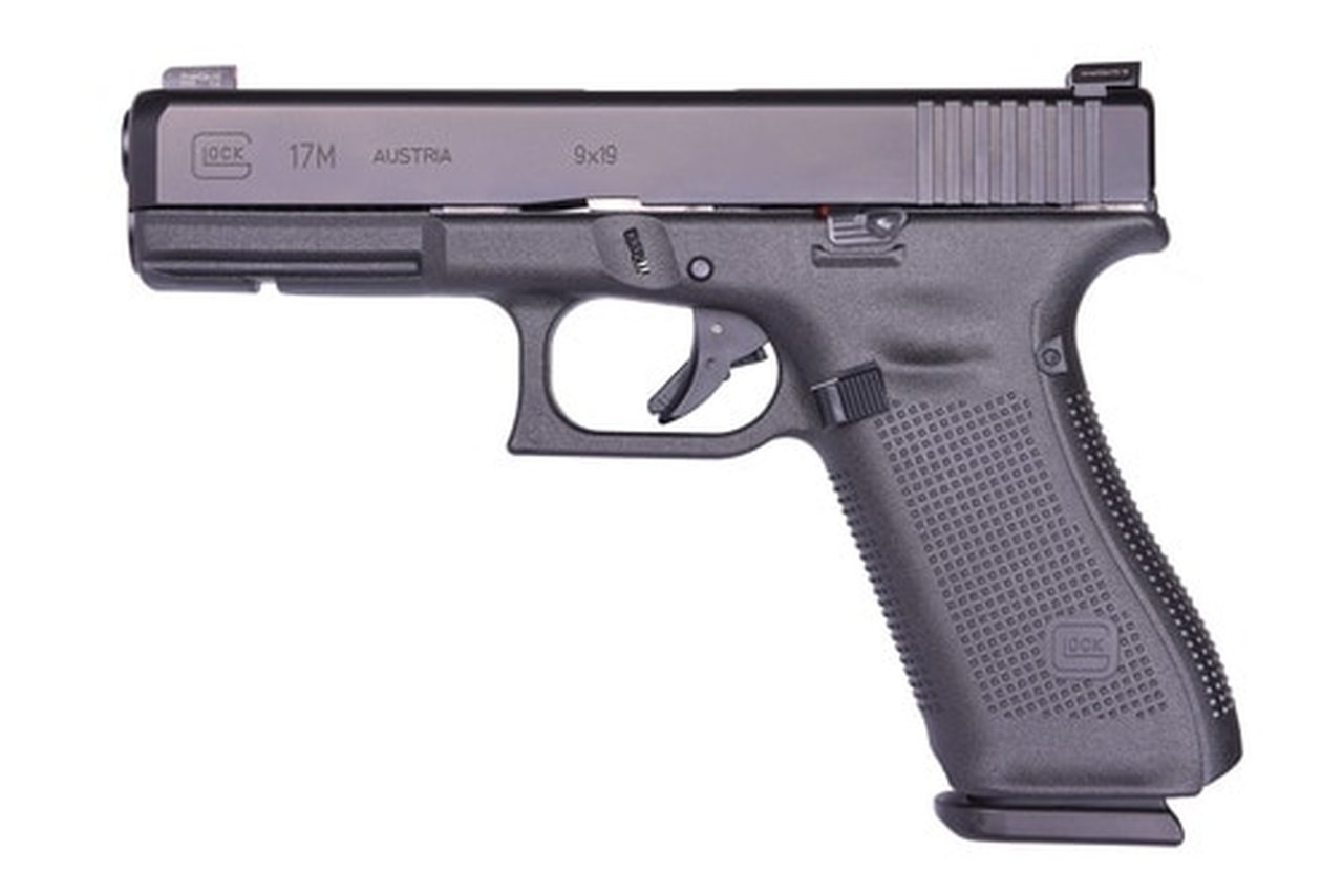 Glock 17M FBI Contract Pistol 9mm, Ameriglo Agent Sights, Limited Availability, 17rd Mag Glock 17M FBI Contract Pistol 9mm, Ameriglo Agent Sights, Limited Availability, 17rd Mag