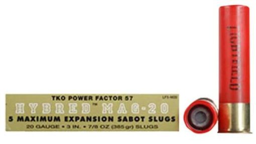 Buy Lightfield Hybred Mag, 20 Ga, 3 7/8 oz Lead Sabot Slug, 5rd/Box