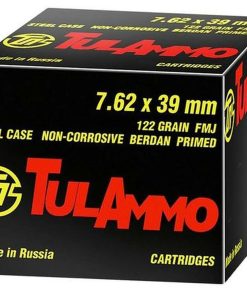 TulAmmo 7.62x39mm, 154 Gr, SP, Steel Case, 40rd/Box