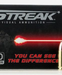 Ammo Inc. Streak 9mm Tracer Ammunition, 147 gr. Total Metal Jacket, 20rd Box