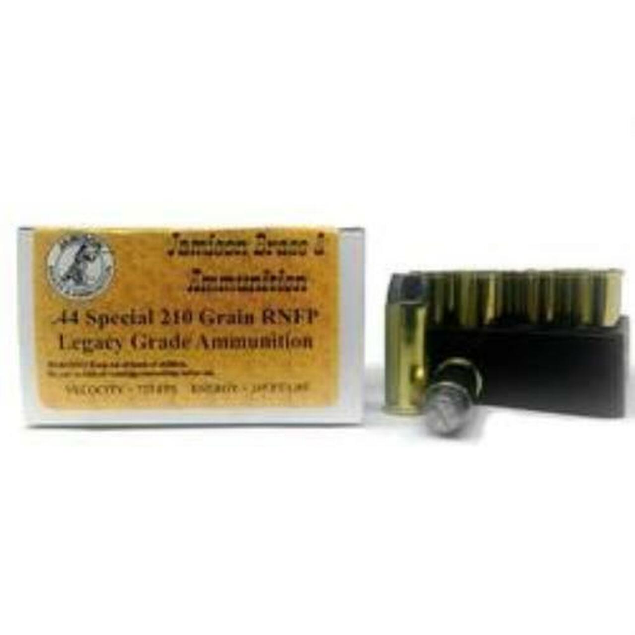 Jamison Special Legacy Grade, .44 Special, RNFP, 210 Gr, 20rd/Box Jamison Special Legacy Grade, .44 Special, RNFP, 210 Gr, 20rd/Box