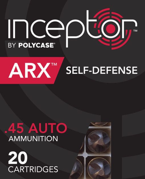 Buy Polycase Inceptor ARX Self-Defense Ammo, 45 ACP 114 GR, 20 Rd Box