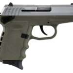 SCCY CPX-1 Two Tone DAO 9mm 3.1" Barrel, Flat Dark Earth Poly Grip/Frame SS Slide, 10rd