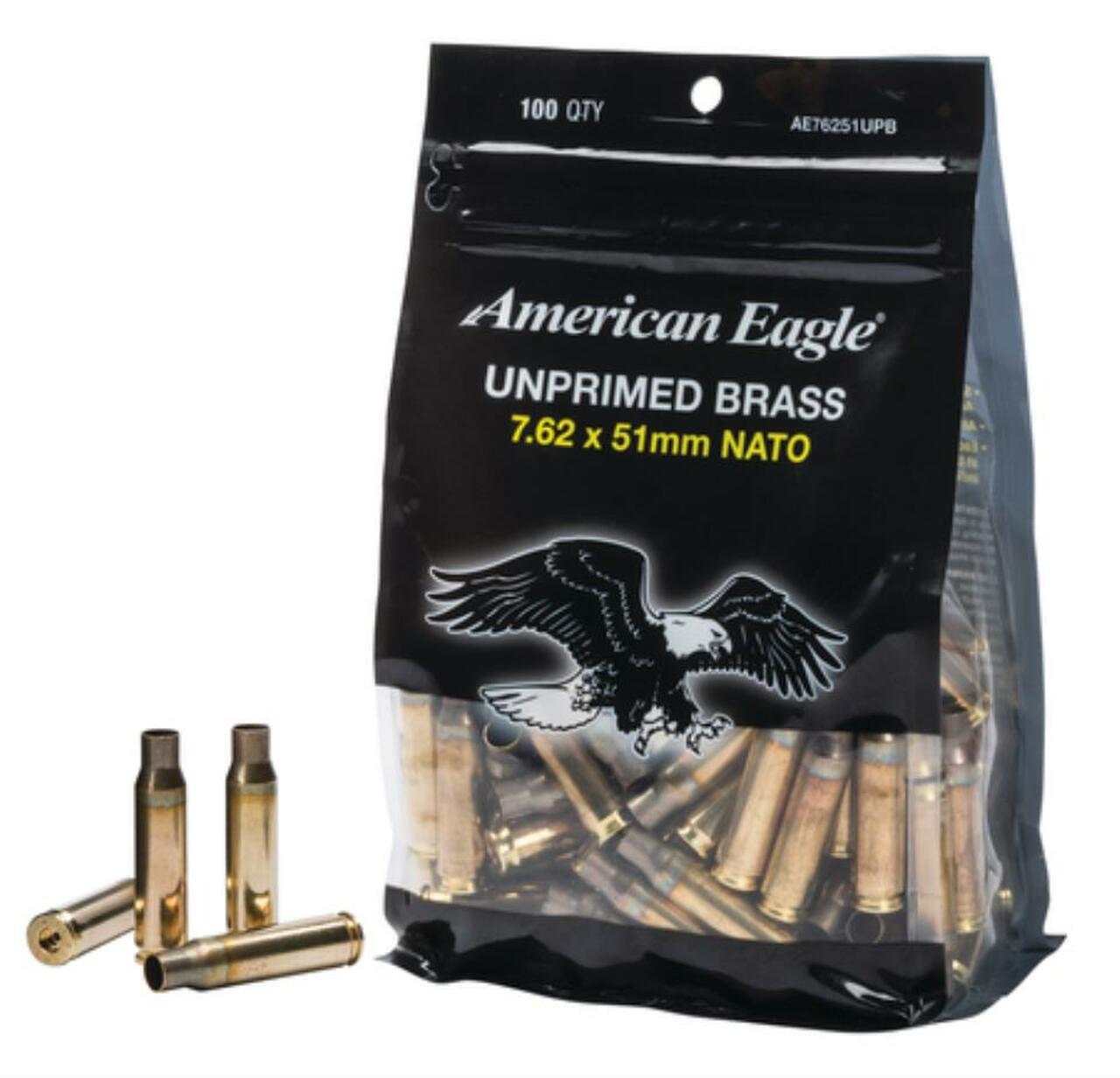 Federal Ammunition Lake City Unprimed New Brass Cases 7.62x51mm Federal Ammunition Lake City Unprimed New Brass Cases 7.62x51mm