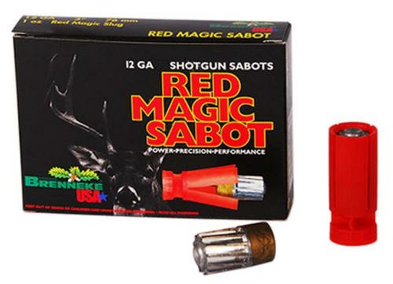 Brenneke Red Magic Sabot, 12 Ga, 2.75", 1oz, 5rd/Box Brenneke Red Magic Sabot, 12 Ga, 2.75", 1oz, 5rd/Box