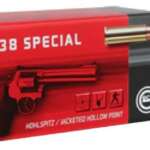 GECO .38 Special 158gr, Lead Round Nose, 50rd/Box