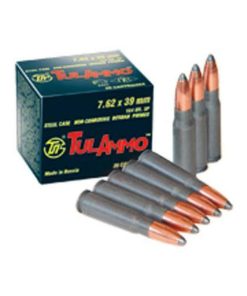 TulAmmo 7.62x39mm, 122 Gr, FMJ, 40rd/box