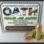 Oath Halo 45ACP, 155 Gr, 20rd/Box
