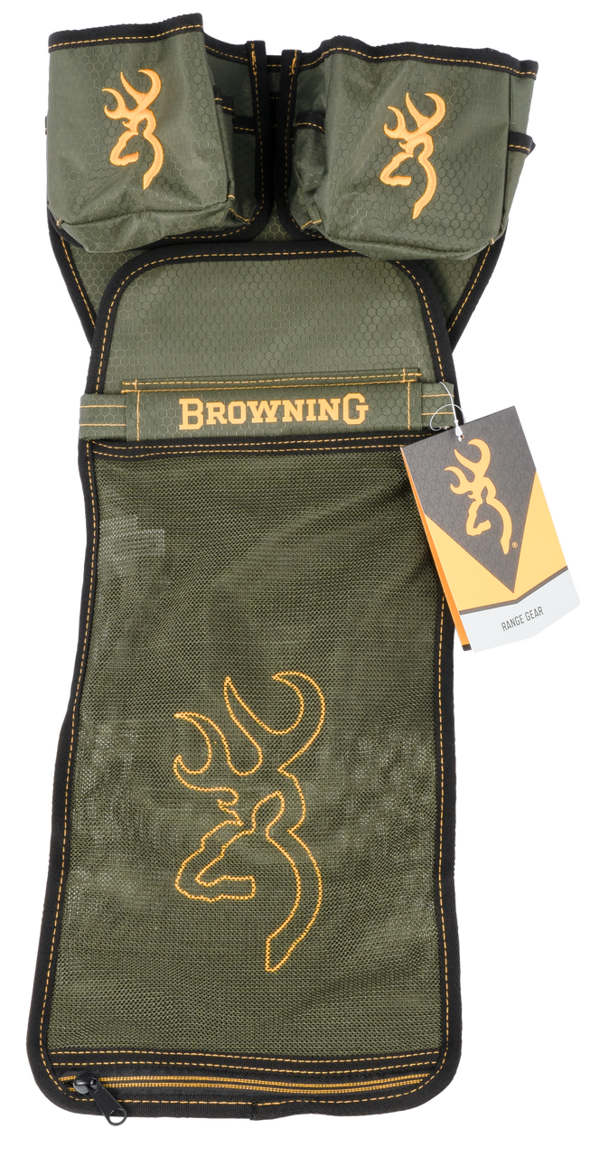 Browning Summit Shell Pouch Military Green Polyester Ripstop Browning Summit Shell Pouch Military Green Polyester Ripstop