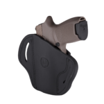 1791 Optic Ready, Belt Holster, Stealth Black Leather, Fits CZ P01/P10/P10C/P10S, HK VP9/VP40, Size 2.4S