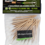 RamRodz Chisel Tip Specialty Cleaning Tool 223 Rem-5.56mm AR-15 Cotton/Bamboo 3" 50 Pack