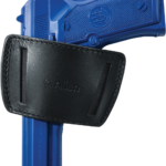 Allen Glenwood Black Leather Belt Slide Holster, Small Frame Autos, Ambidextrous