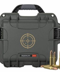 NANUK 905 Polycarbonate Olive Tan Target Logo