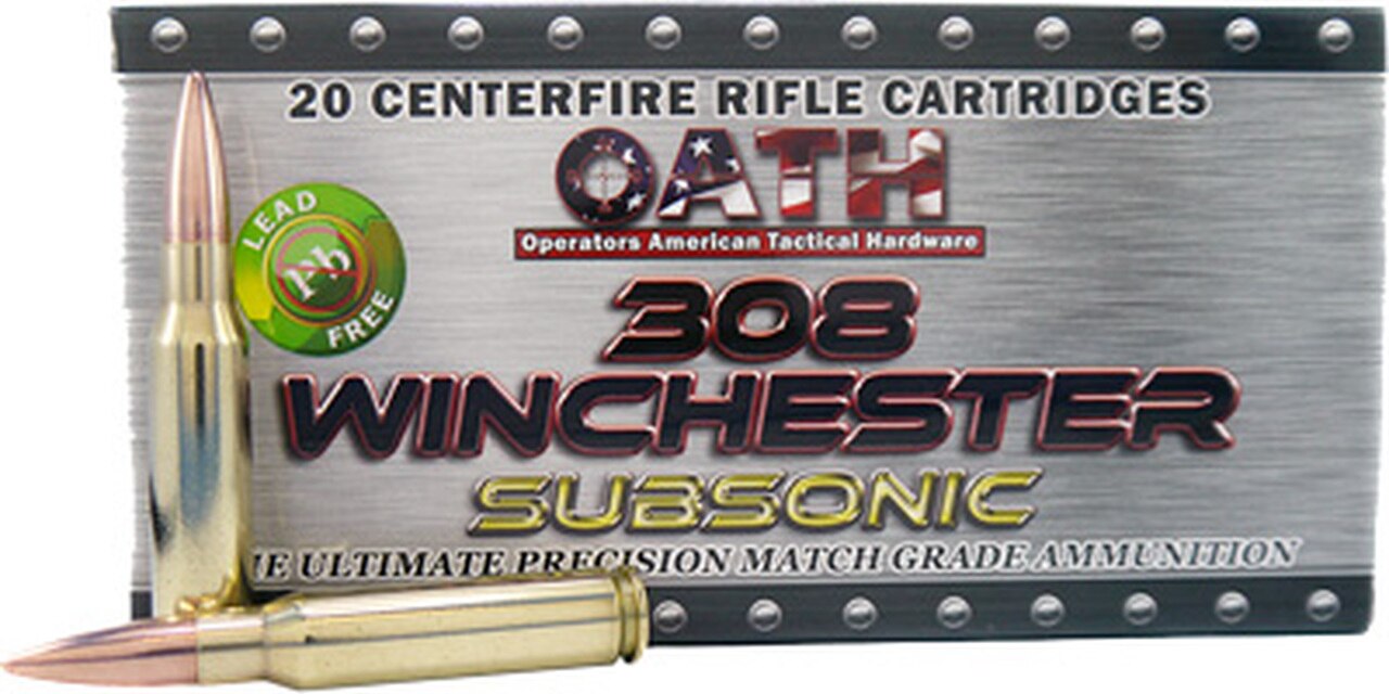 Oath Corporation .308 Win, Copper, 180 Gr, 20rd/Box Oath Corporation .308 Win, Copper, 180 Gr, 20rd/Box
