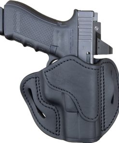 1791 BH2.1 Black Leather Outside Waistband Glock 17/S&W Shield/Springfield XD9, Right Hand