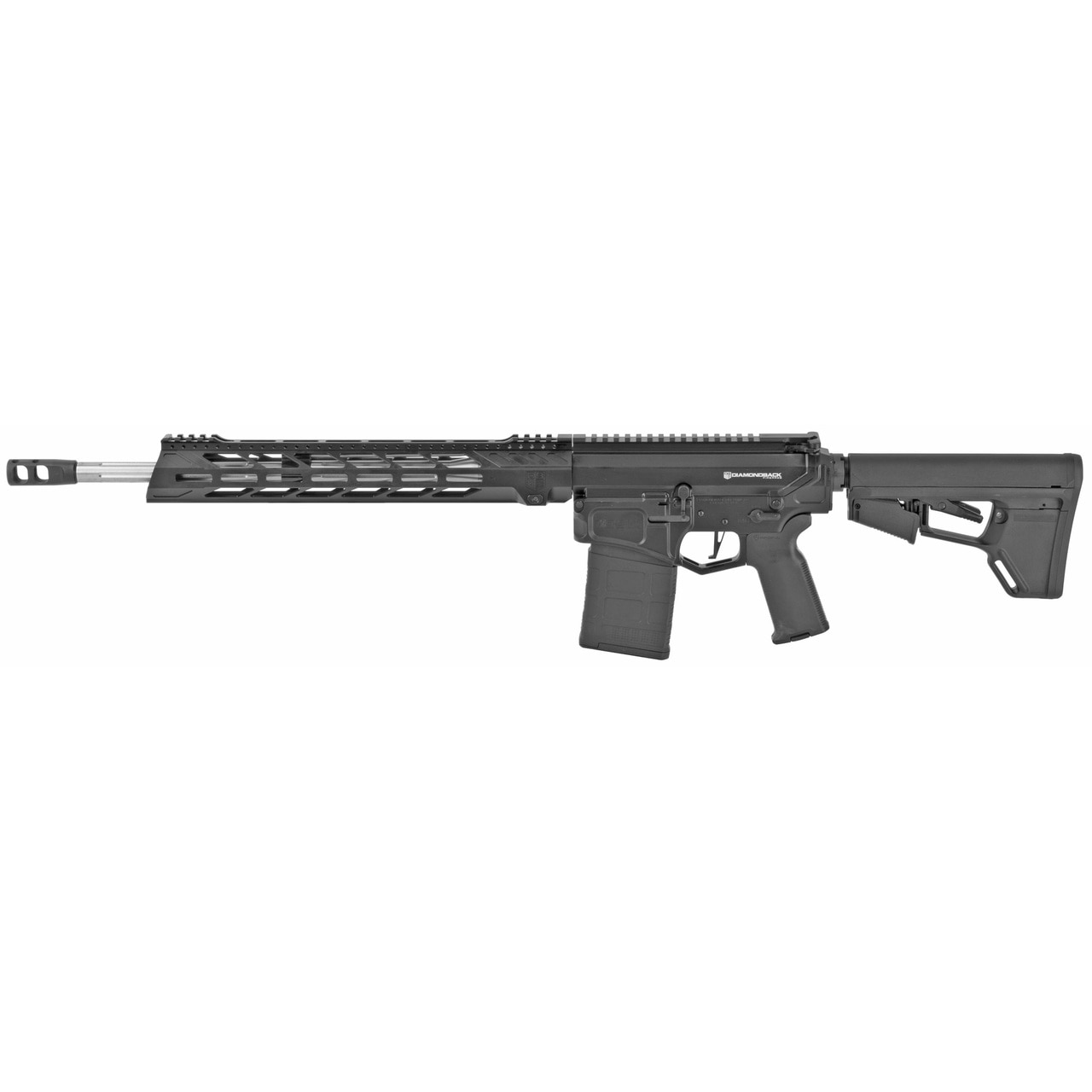 Diamondback 308 Winchester, 18" Stainless Steel Barrel, 15" M-LOK Rail, Black, 20Rd PMAG Diamondback 308 Winchester, 18" Stainless Steel Barrel, 15" M-LOK Rail, Black, 20Rd PMAG