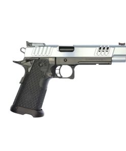 STI Staccato XL 9mm, 5.4" Bull Barrel, Fiber/Adj. Sights, Chrome/DLC, 17/20rd