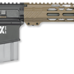 Rock River Arms LAR-15 X-1 Rifle, Tan .223/5.56 18" Barrel Fixed Operator A2 Stock, Hunter Muzzle Brake, 18 Inch Stainless Fluted Barrel, Twist, Two-Stage Trigger