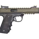 Volquartsen Black Mamba, 4.5" Barrel, Hi-Viz Front Sight, Single Port Comp, Cerakote OD Green